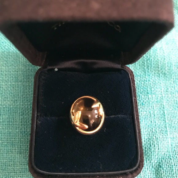 Tiffany Olive Branch Citrine Ring -Paloma Picasso - Picture 3 of 3